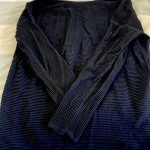 Lafayette 148 black ribbed sweater